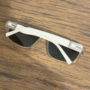 Guess Transparent Frame Sunglasses with White Arms